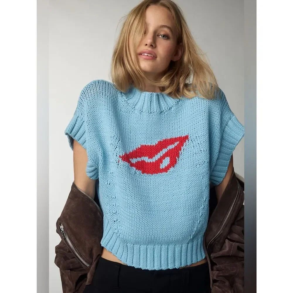New Anthropologie Pippa Mock-Neck Sweater by Maeve: Extended Shoulder Edition M